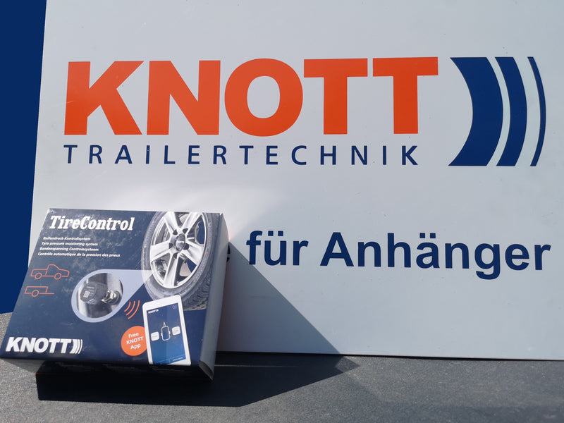 Anhänger Reifendruck - Kontrollsystem Bluetooth Tire Control von KNOTT