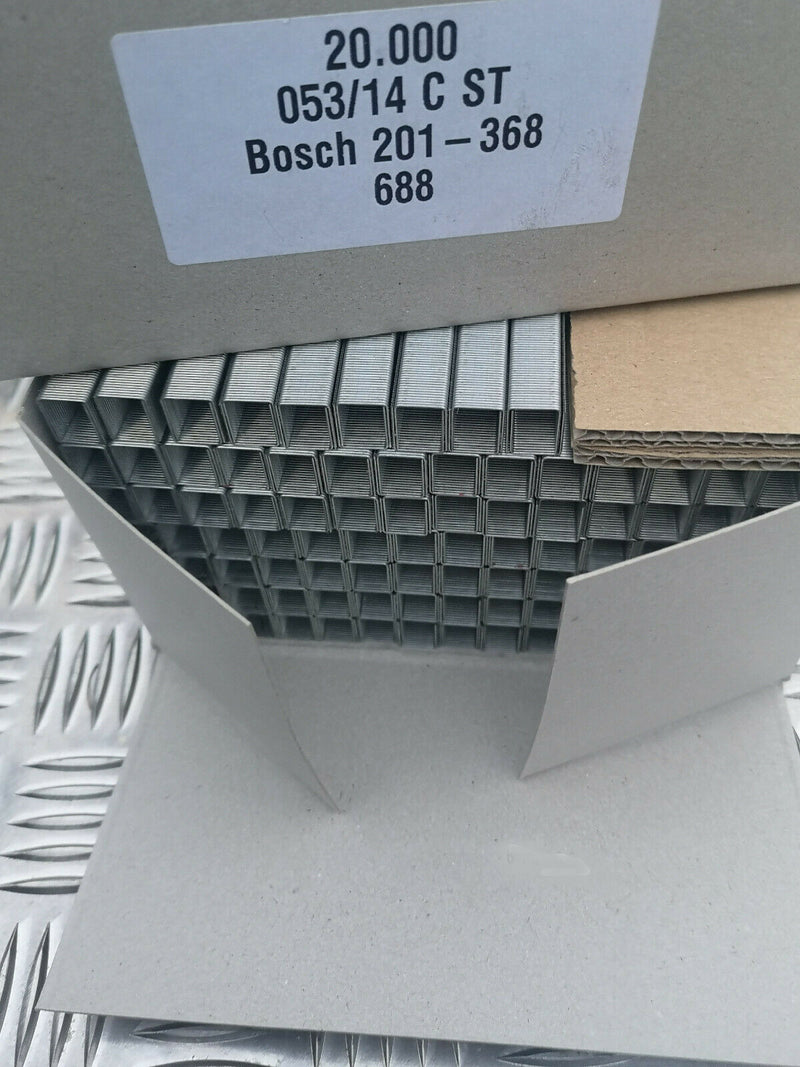Bosch Feindrahtklammern Typ 53 14 mm (VE 20.000 St.) Tackerklammern NEU 201368 688