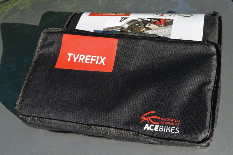 ACEBIKES TyreFix 300 + BrakeFix Zurrgurt Motorrad Transportsicherung Spanngurt