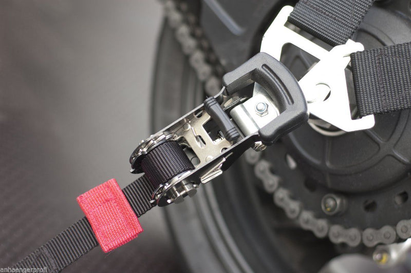 ACEBIKES Tyre Fix 300 Zurrgurt Motorrad Transportsicherung mit Spanngurten