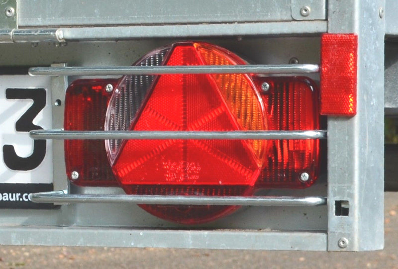 2x Lampengitter Anhänger Rücklichter Schutzgitter 285x130 Aspöck Multipoint usw.
