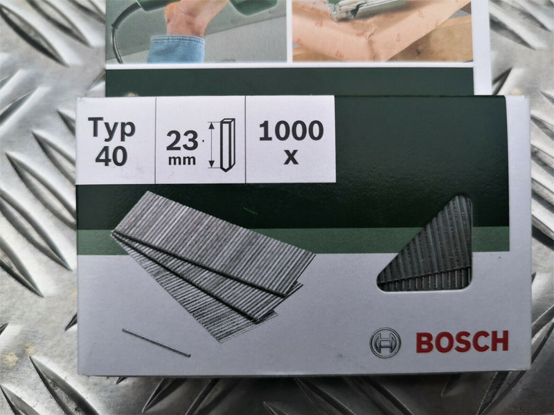 1000 Bosch Stift Tackerstift Nagel TYP 40 23mm 2 609 255 806 / 2609255806