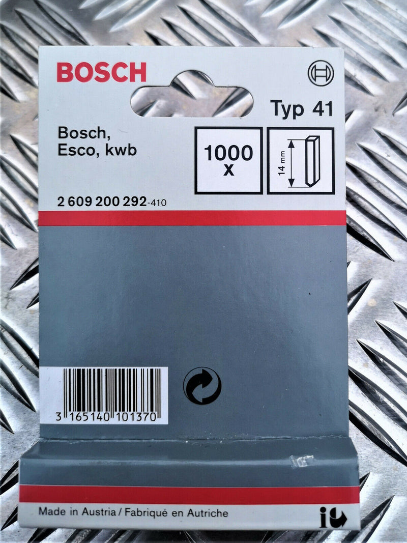 1000 Bosch TYP 41 Stift Tackerstift Nagel 14 mm 2 609 200 292 / 2 609 255 808