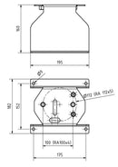 Reserveradhalter Ersatzradhalter für 4-Loch / 5-Loch Felgen