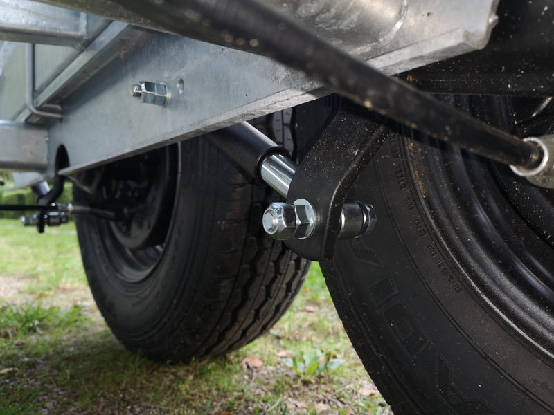 Gaffelslot voor een 1200kg tot 3000kg aanhangwagen SCM goedgekeurd Gaffelslot voor een 1200kg tot 3000kg aanhangwagen SCM goedgekeurd