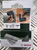 1000 Bosch Tackerstift Nagel Typ 49 2,8 x 1,65 x 19 mm 2609 200 246 2609255816