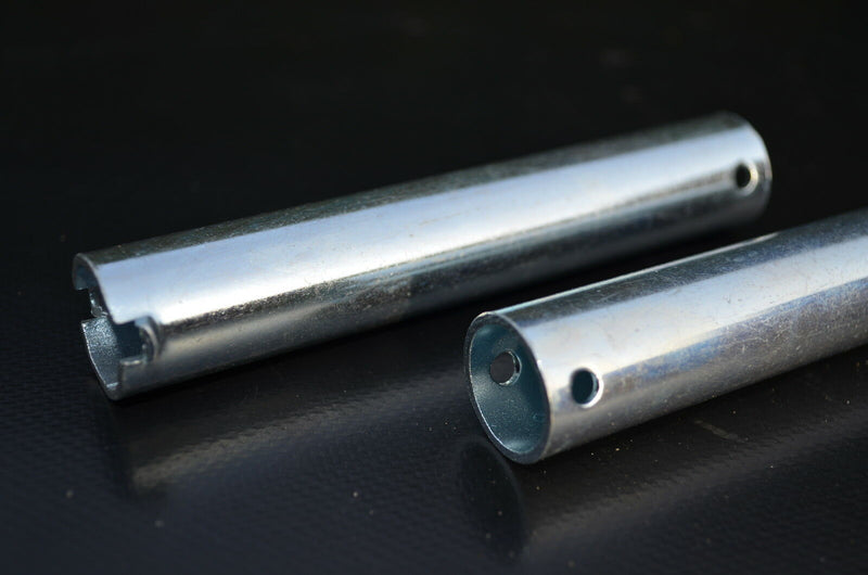 Achse Ø 20x85 mm + Splint, Stützradachse für Stützrad Automatikstützrad Rolle