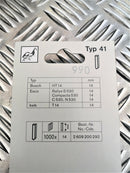 1000 Bosch TYP 41 Stift Tackerstift Nagel 14 mm 2 609 200 292 / 2 609 255 808